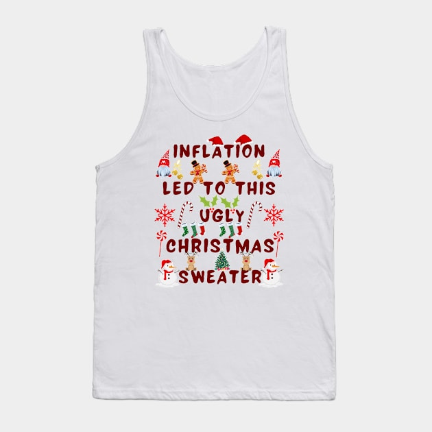 Ugly christmas sweater Tank Top by IOANNISSKEVAS